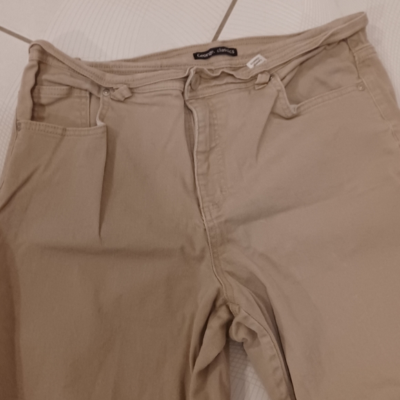 4/$40 Beige Jeans - Size 12 - Picture 3 of 7